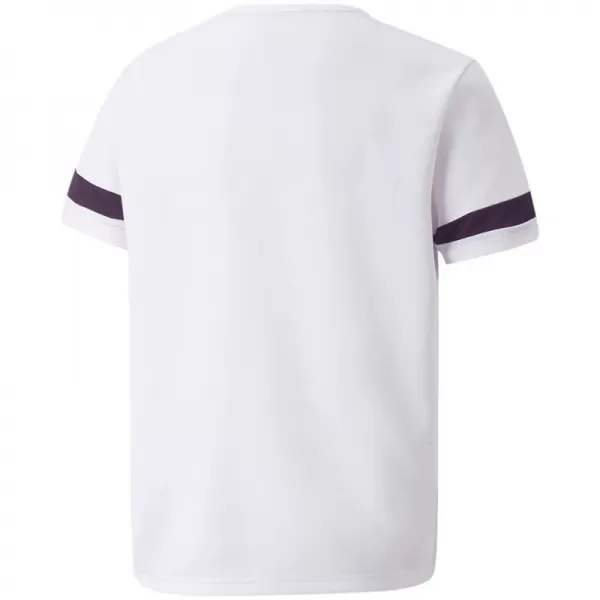  Jersey pentru copii PUMA FASTPLAY JSY V JR STRIPES3 60588601 PUMA ALB 