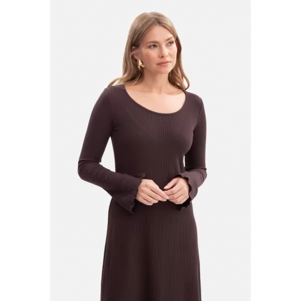  Rochie BEWEAR B308 CIOCOLATA NEAGRA 