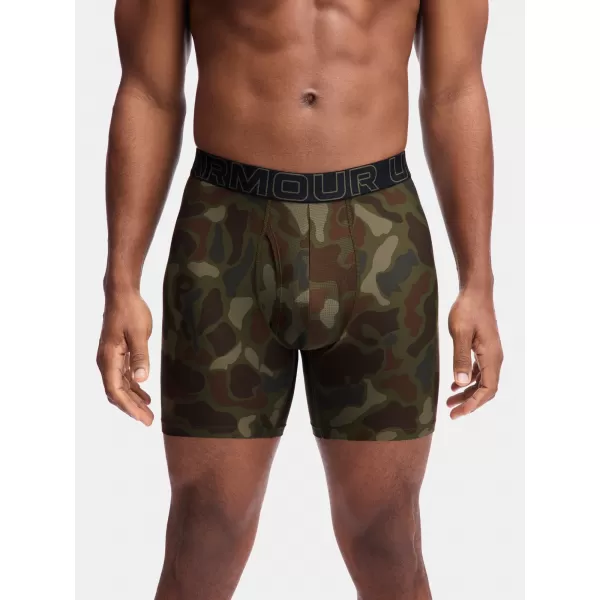  Boxeri pentru bărbați UNDER ARMOUR M UA PERF TECH (3KS) 1383879-392 NEGRU CU ORAN SOLAR 