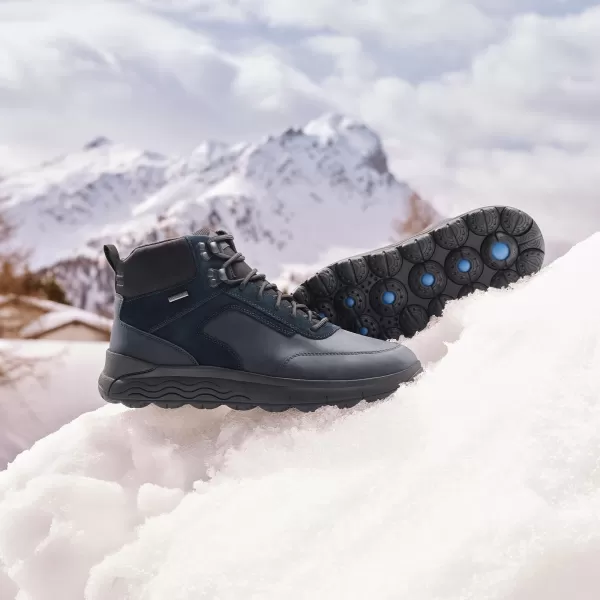 Botine pentru bărbați GEOX SPHERICA 4X4 ABX ALBASTRU ÎNCHIS 