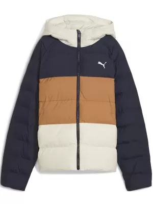 Jacheta pentru copii PUMA SYNTHETIC HOODED PUFFER JACKET 68840416 MARINA NOUA