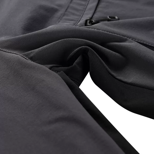  Pantaloni softshell pentru bărbați ALPINE PRO AKAN 2 GRI ÎNCHIS 