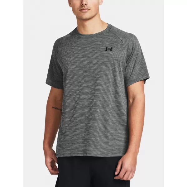 Tricou pentru bărbați UNDER ARMOUR UA TECH TEXTURED SS 1382796-025 GRI 