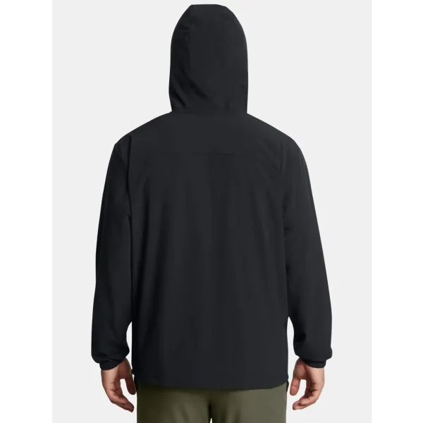  Hanorac pentru bărbați UNDER ARMOUR UA VIBE WOVEN WINDBREAKER 1386555-001 NEGRU 