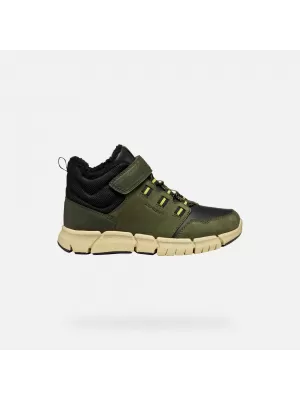 Botine pentru baieti GEOX FLEXYPER B ABX J949XA032MEC0498 KAKI