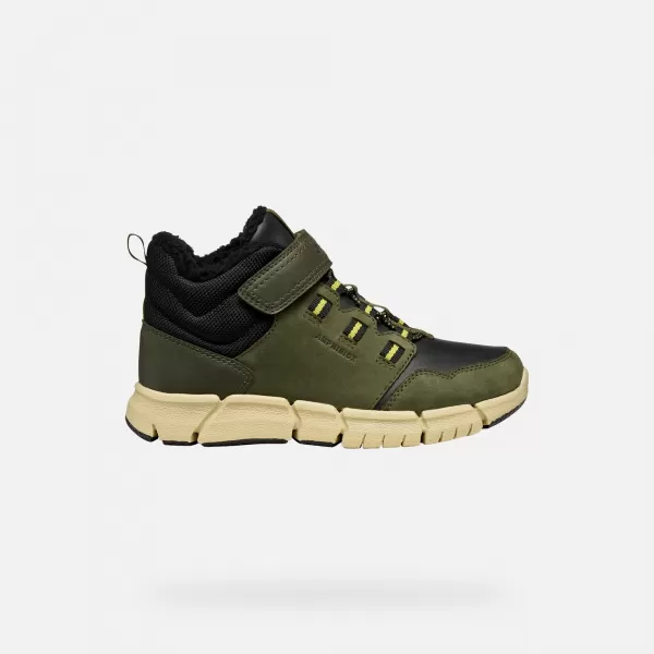  Botine pentru baieti GEOX FLEXYPER B ABX J949XA032MEC0498 KAKI 