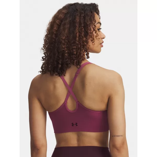  Sutien de damă UNDER ARMOUR VANISH SEAMLESS LOW BRA 1384417-659 ROŞU 