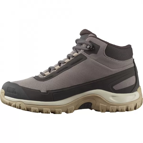  Pantofi de dama SALOMON SHELTER WATERPROOF W PISICUTA DE PRUNE/FANTOMA/DESERT BRONZ 