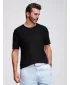 Tricou pentru bărbați OMBRE OM-TSCT-0253 NEGRU