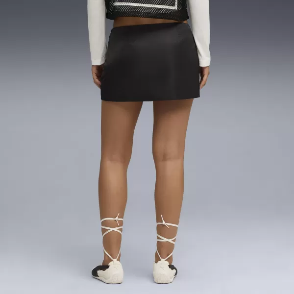  Fusta doamnelor PUMA X ROSÉ MICRO MINI SKIRT 63379801 PUMA NEGRU 