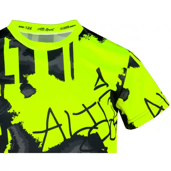  Premium funcțional pentru copii ALTISPORT VOJ/ALK076TR01 NEGRU/FLUO YELLOW 