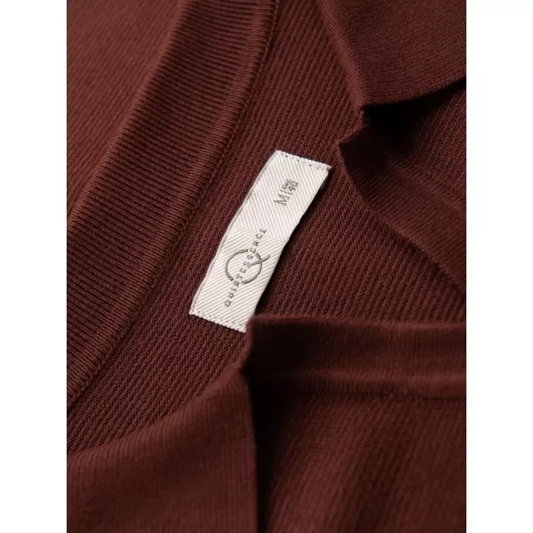  Tricou pentru bărbați OMBRE OM-POSS-0159 MARO ÎNCHIS 