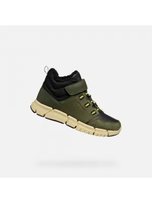 Botine pentru baieti GEOX FLEXYPER B ABX J949XA032MEC0498 KAKI