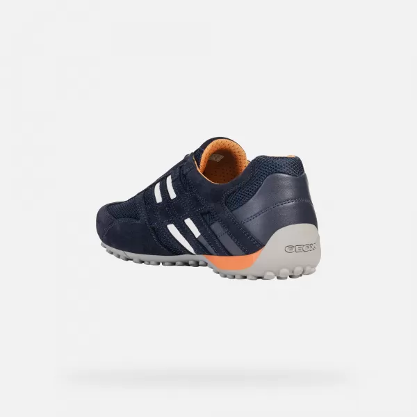  Adidași pentru bărbați GEOX SNAKE G002632 ALBASTRU ÎNCHIS 