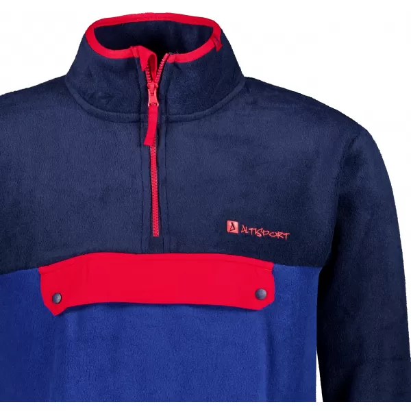  Hanorac pentru bărbați din fleece ALTISPORT GARM ALBASTRU 