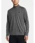 Tricou pentru bărbați UNDER ARMOUR UA TECH TEXTURED 1/2 ZIP 1382797-025 GRI