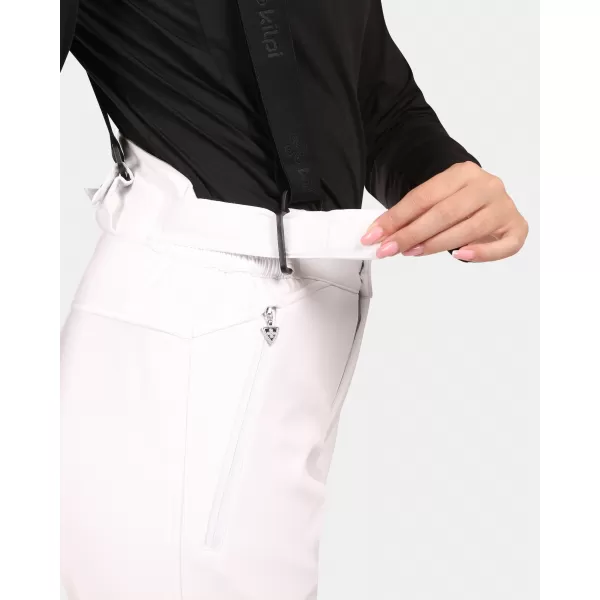  Pantaloni de schi pentru femei KILPI DIONE-W ZL0408KI ALB 