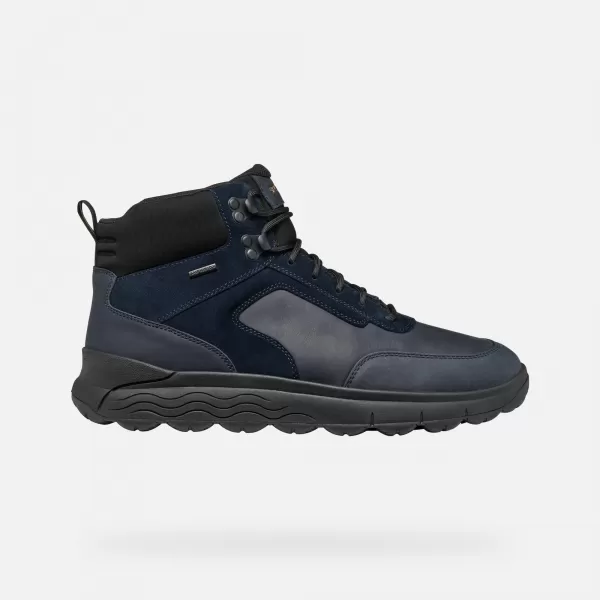  Botine pentru bărbați GEOX SPHERICA 4X4 ABX ALBASTRU ÎNCHIS 