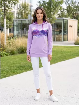 Hanorac de dama ALTISPORT GAE VIOLET DESCHIS