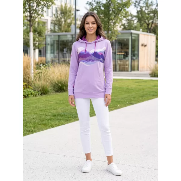  Hanorac de dama ALTISPORT GAE VIOLET DESCHIS 