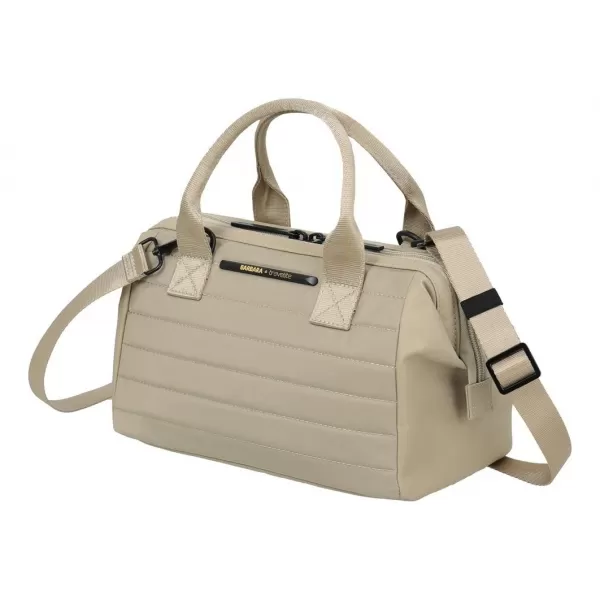  Geantă de mână TRAVELITE BARBARA STEPP COSMETIC BAG NUD SATINAT 