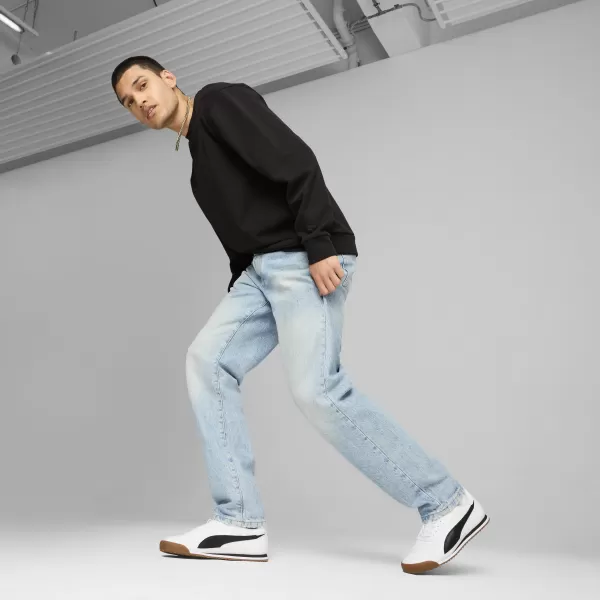  Pantofi pentru bărbați PUMA TURINO II 39745202 PUMA WHITE/PUMA BLACK/GREY 