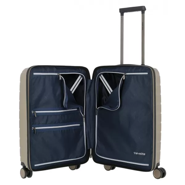  Valiză TRAVELITE AIR BASE 4W S FRONT POCKET ȘAMPANIE 