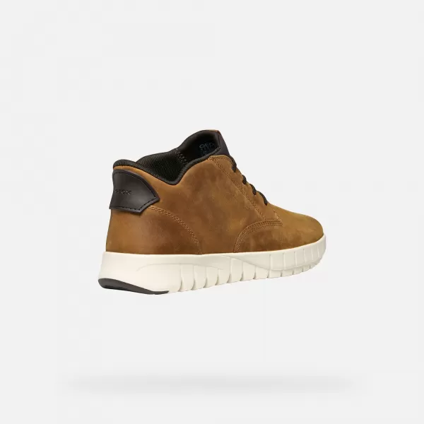  Pantofi pentru bărbați GEOX FLEXTRIDE PLUS G011460 MARO DESCHIS 