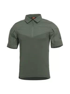 Tricou pentru bărbați cu guler PENTAGON RANGER SHORT ARM SHIRT K02013 VERDE CAMO
