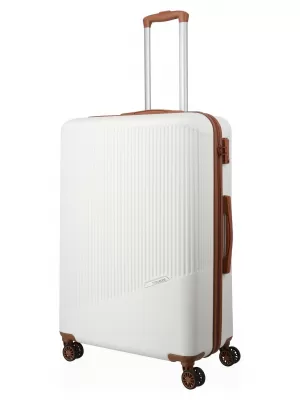 Valiză TRAVELITE BALI L ALB/COGNAC