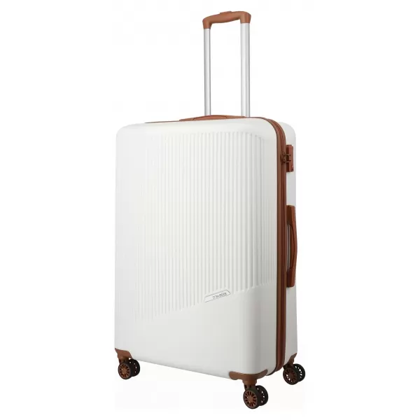  Valiză TRAVELITE BALI L ALB/COGNAC 