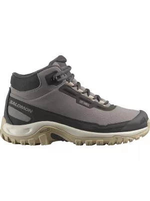 Pantofi de dama SALOMON SHELTER WATERPROOF W PISICUTA DE PRUNE/FANTOMA/DESERT BRONZ