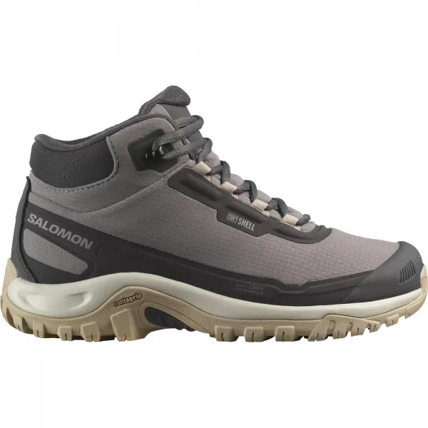 Pantofi de dama SALOMON SHELTER WATERPROOF W PISICUTA DE PRUNE/FANTOMA/DESERT BRONZ 
