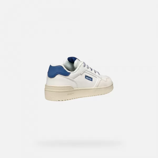 Adidași pentru băieți GEOX WASHIBA J55LQD05422C0899 ALB 