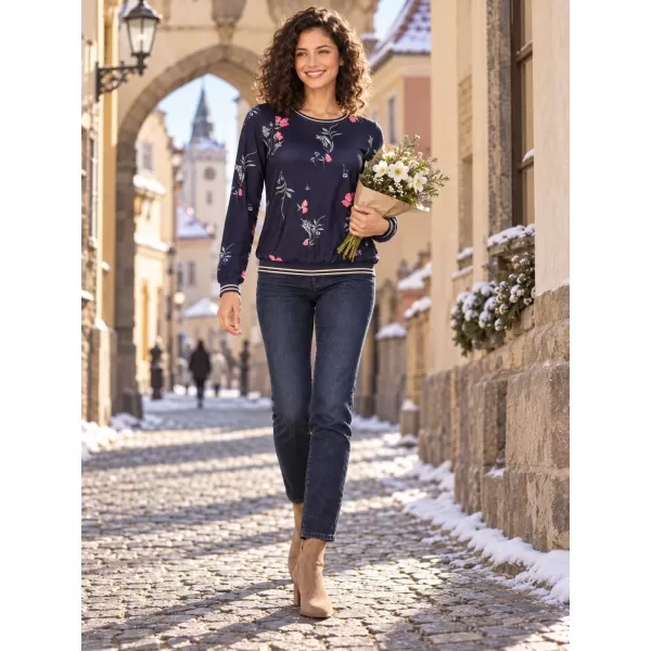  Tricou pentru femei KIXMI VANESSA ALBASTRU ÎNCHIS 