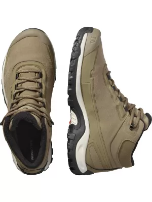 Pantofi pentru bărbați SALOMON SHELTER WATERPROOF GRI PIATRA/NEGRU/ZI PLOIOASA