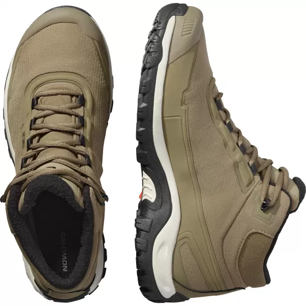  Pantofi pentru bărbați SALOMON SHELTER WATERPROOF GRI PIATRA/NEGRU/ZI PLOIOASA 