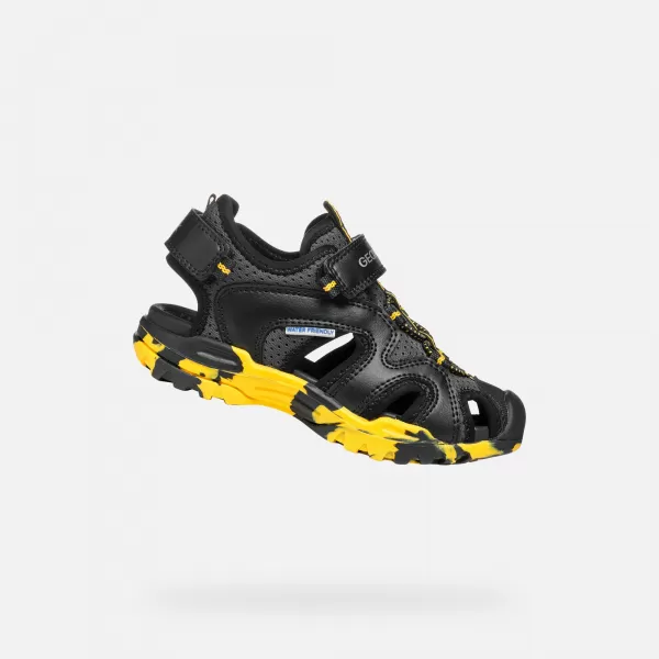  Sandale pentru baieti GEOX BOREALIS NEGRU 