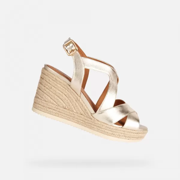  Sandale de dama GEOX PONZA DE AUR 