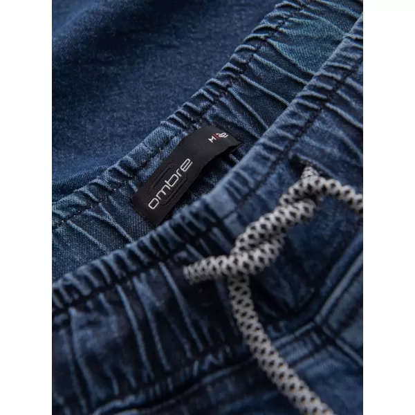  Pantaloni scurţi OMBRE OM-SRDS-0161 ALBASTRU ÎNCHIS 