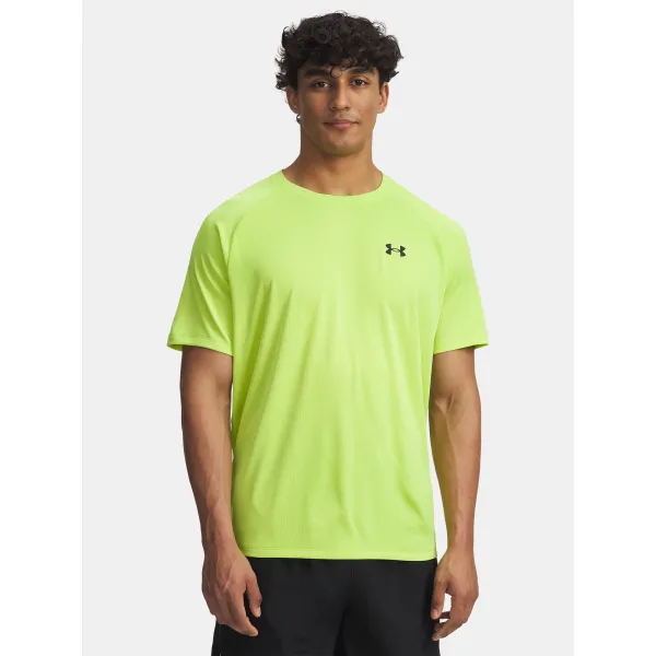  Tricou pentru bărbați UNDER ARMOUR UA TECH TEXTURED SS VERDE 