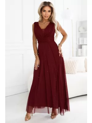 Rochie NUMOCO 637-1 BURGUNDIA