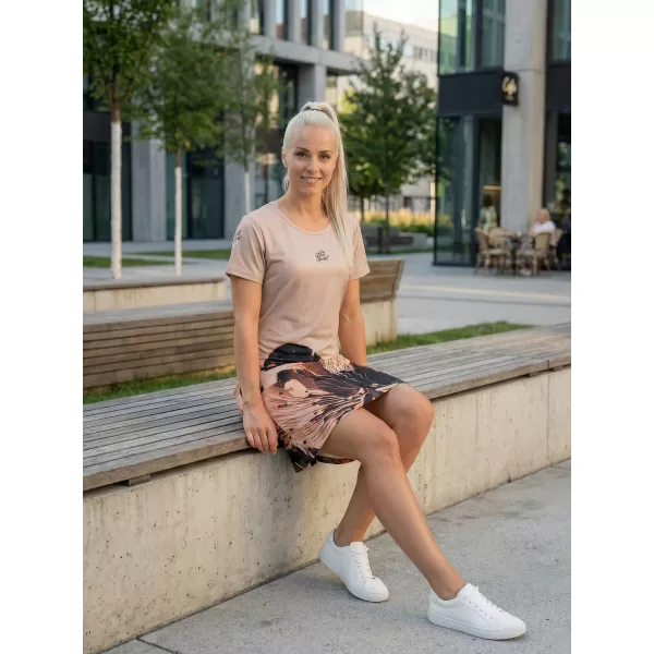  Tricou premium extins pentru femei ALTISPORT VOJ/ALW090SAT02 MARO 