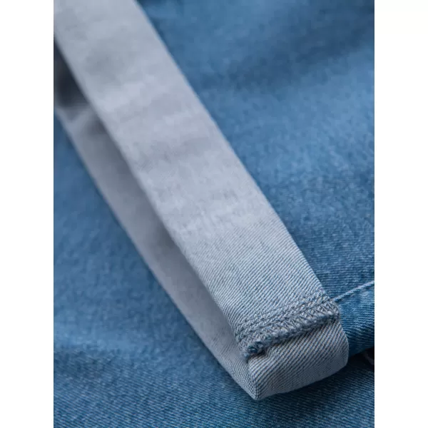  Pantaloni scurţi OMBRE OM-SRDS-0161 ALBASTRU DESCHIS 