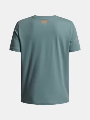 Tricou băieți UNDER ARMOUR UA OVERLAY WM SS 6005069-323 VERDE