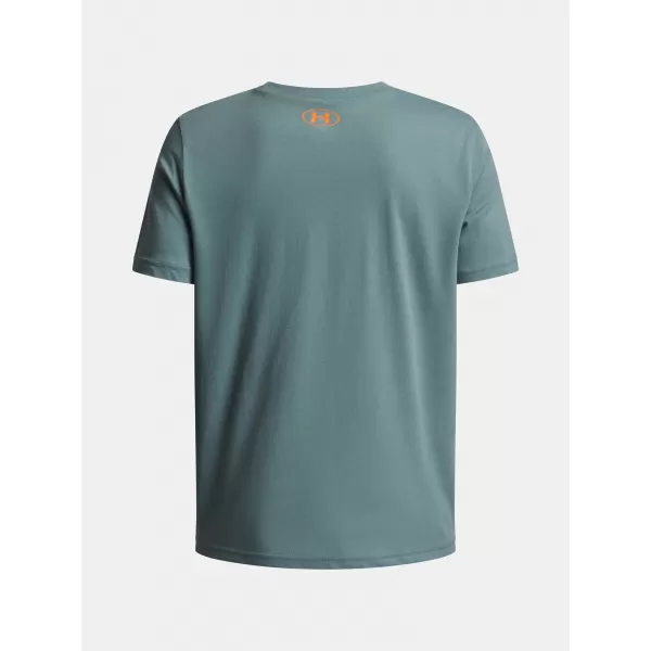  Tricou băieți UNDER ARMOUR UA OVERLAY WM SS 6005069-323 VERDE 