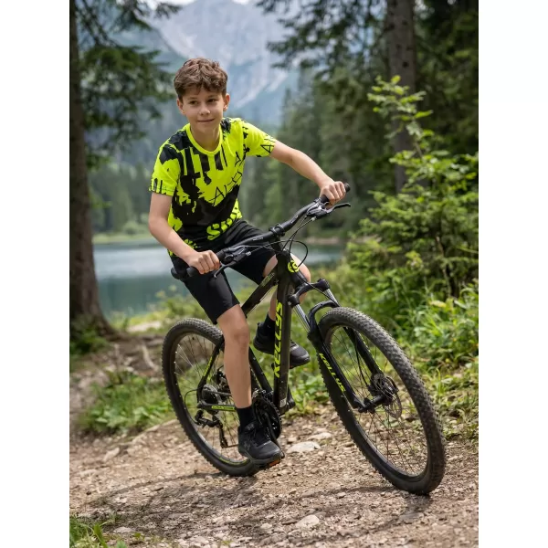  Premium funcțional pentru copii ALTISPORT VOJ/ALK076TR01 NEGRU/FLUO YELLOW 