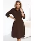 Rochie NUMOCO 286-9 CIOCOLATĂ
