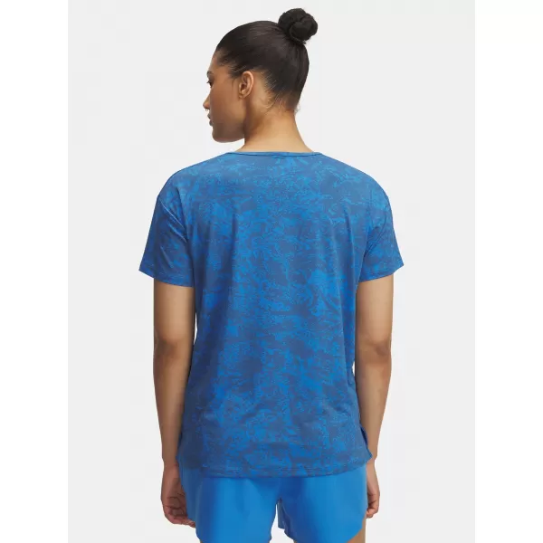  Tricou pentru femei UNDER ARMOUR VANISH ENERGY SS 2.0 PRINT 1389222-402 ALBASTRU 