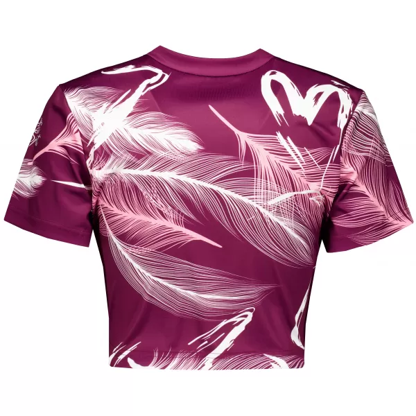  Crop top de damă premium ALTISPORT VOJ/ALW001TR07 FUCSIE 